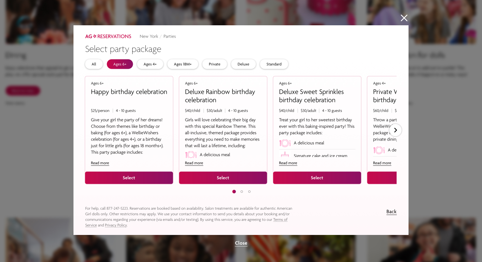 ag-reservations-packages-xl American Girl reservations, experience packages