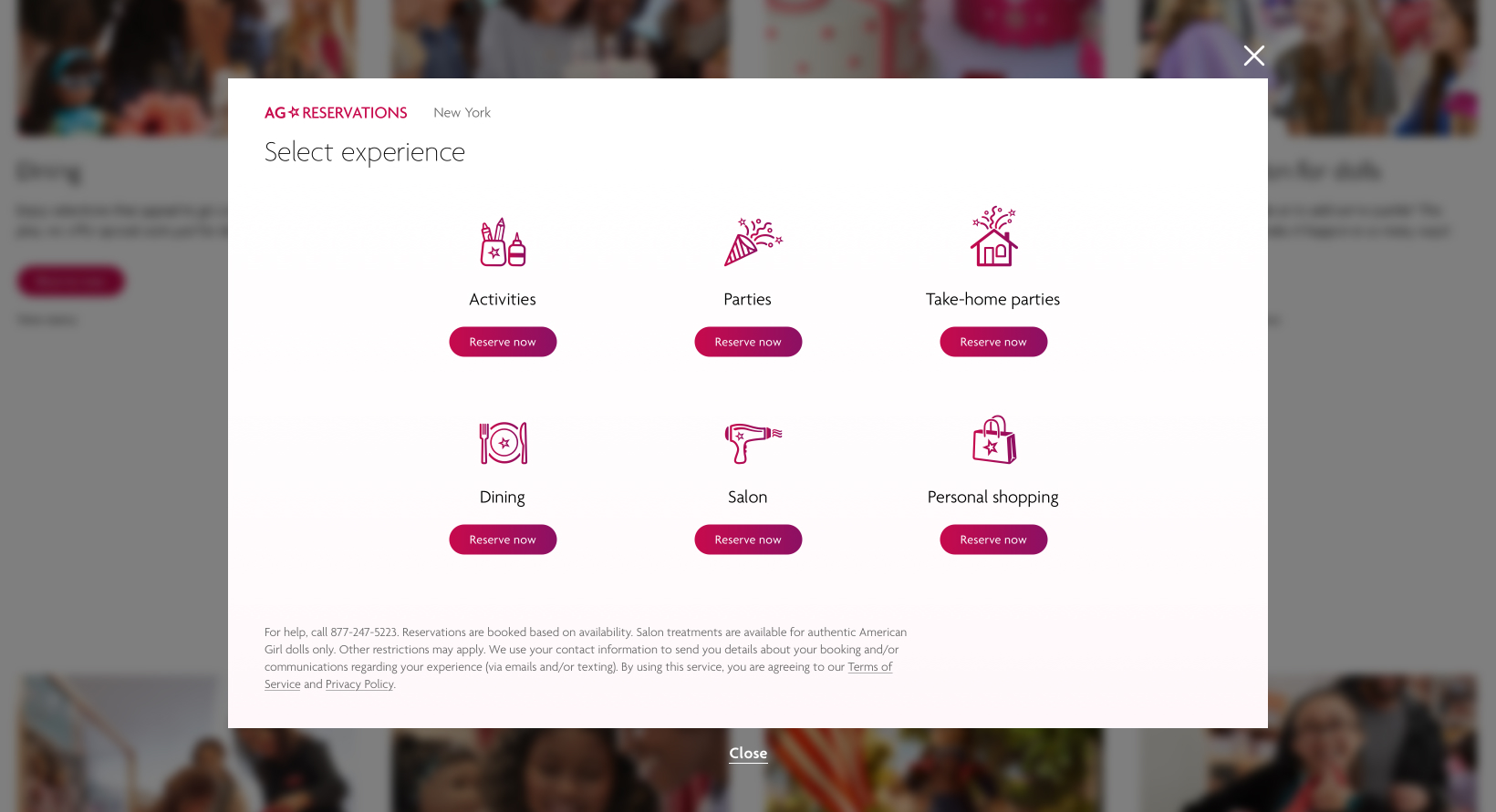 ag-reservations-service-xl American Girl reservations, service selector