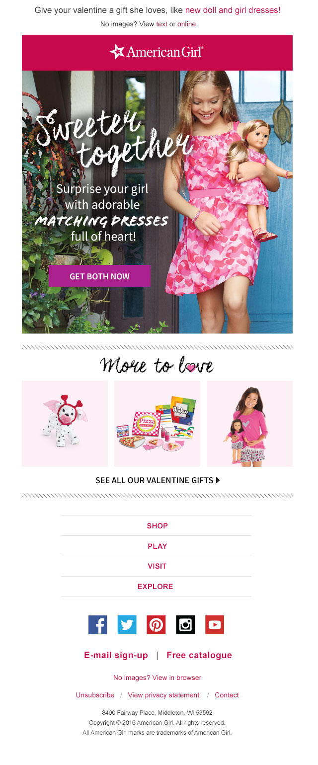 valentine email