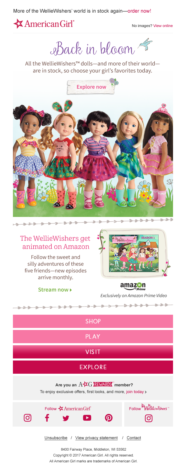 wellie wishers email